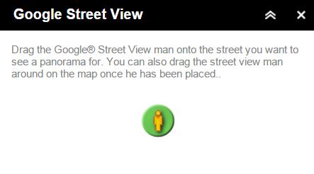Street View Tool The street view tool