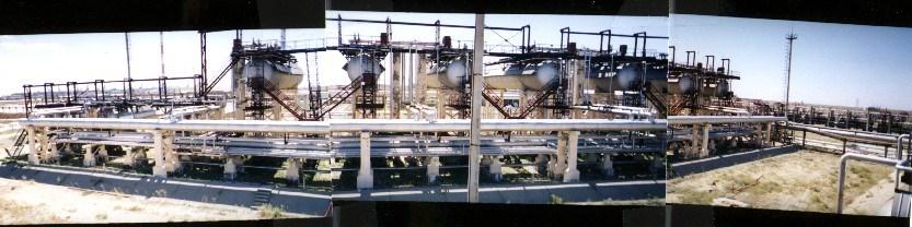 Project: As-built of Chevron hydrocarbon plant 400 x500 area 10 vessels; 5