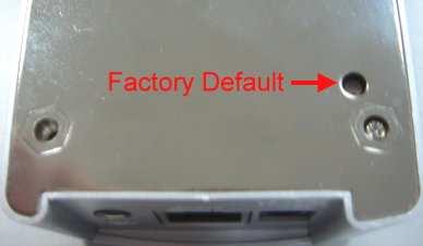 VII. Factory Default i To recover the default IP address and password, please follow the following steps. ii Remove power, and press and hold the button in the back of IP CAMERA.