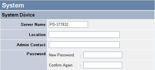 Password box, and then enter the same one again in the Confirm Again box.