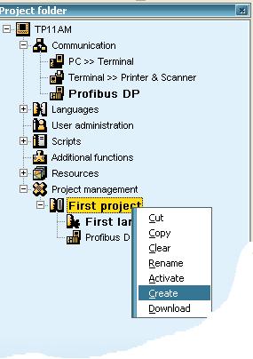 7 Expanded project tree after insertion You have now added the communications protocol for the controller and inserted it into your project. 4.