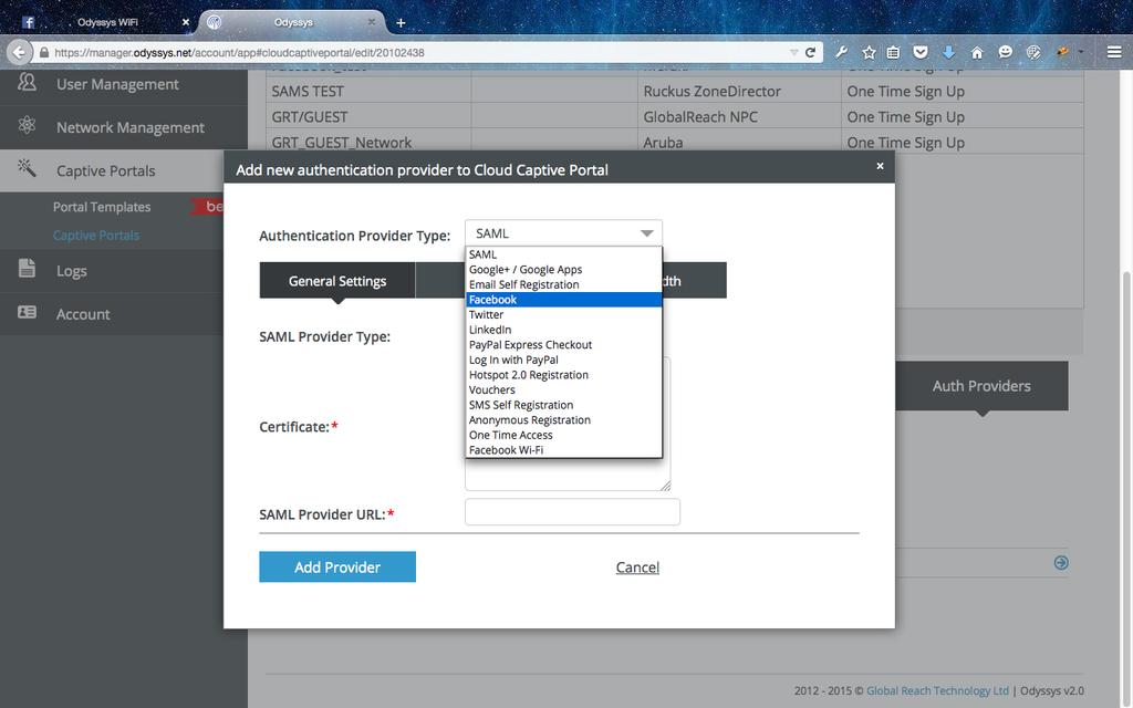 Once selected you can configure Access limit control Associated groups