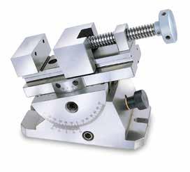 Clamping with simplicity 35 Rotating swivel vise CHM-80 4 Angle adjustment via a 3 -Nonius 4 Adjustment screw to allow precise angle adjustment 4 Form-fitted clamping in any desired angle position