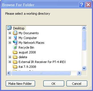The RC Configuration Software Figure 4: Change Working Directory Window 6. Continue to run the setup according to the installation instructions. 4.2 Downloading and Installing the Drivers The RC system peripheral devices have device drivers that let them communicate with computers.