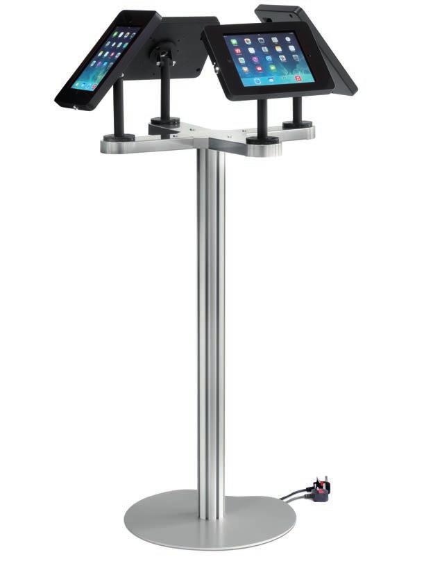 ipad Quad The ipad Quad display offers a space saving solution to create four information stations.