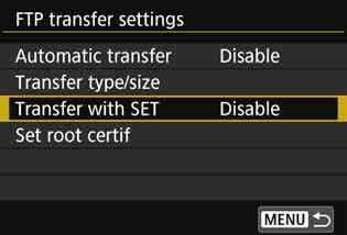 Transferring Images Individually Transferring the Current Image Simply play back an image and press <0> to transfer it.