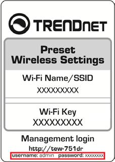 Advanced Router Setup Access your router management page Note: Your router management page URL/domain name http://tew-751dr or IP address http://192.168.10.