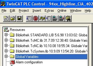 Creating a TwinCAT PLC project and assigning variables with the NC These instructions are based on the Beckhoff PLC example TcNcsample PTPmoveV2_01.exe.