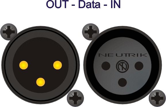 The outputs from the two amplifiers are via a single Neutrik Speakon and are connected as follows: Pin 1+: Ch.1 Amp Positive Pin 1 - : Ch.1 Amp Negative Pin 2+: Ch.