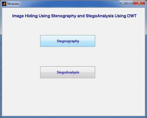 The classification between stego and normal images is done by SVM (Support Vector Machine) classifier.
