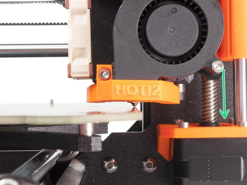 If it does, rise the right side of the X-axis by rotating the right Z motor slightly clockwise.