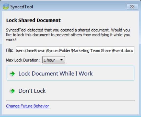 Auto-Locking Word and Excel Files If your administrator has turned on Auto-Locking, please note expected Auto-Locking behavior: This feature applies to.doc,.docx, and.xlsx files.
