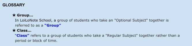* < > " ' \ ) NOTE: In order to effectively assign students to Optional Subjects, you must use the same participating Group Name in the Optional Subjects Groups tab as