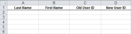 3. Register new information Upload the CSV file from the ID Conversion button on either the Teacher List or the Student List.
