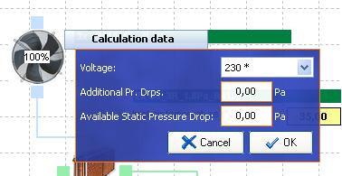 used to specify the pressure drop of the grid, and the