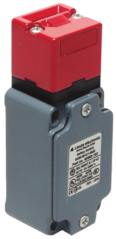 Device description 3 Device description The Safety Switch of the S200 series is an electro-mechanical switching device in a housing made of metal; the device satisfies protection rating IP 67.