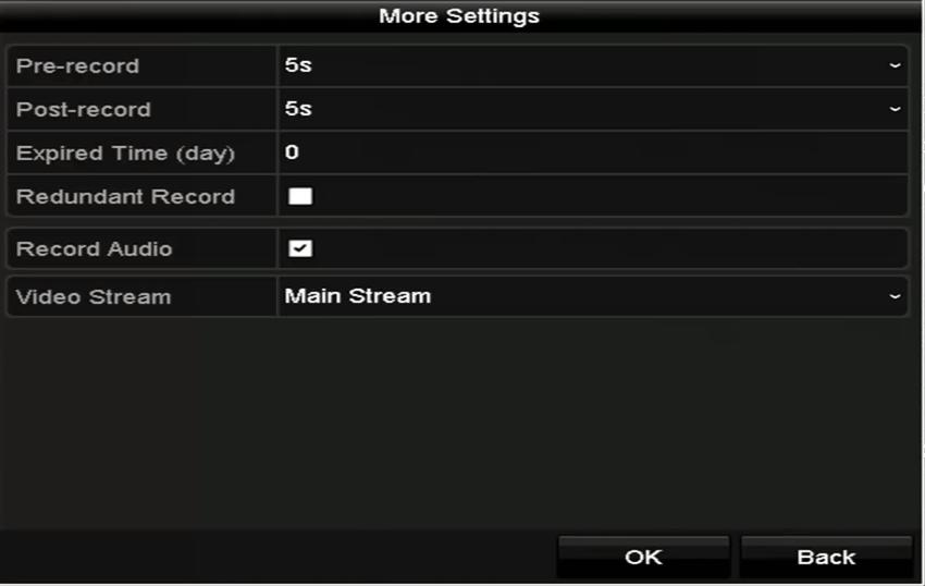The resolution of 1920*1080 (1080p Lite) is supported. 3. Click More Settings to configure more parameters. Figure 5.