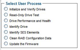 6.2 Drive Diagnostics You may determine the performance of drives attached to the FastStream using various displays and tests in ExpressNAV Storage Manager.