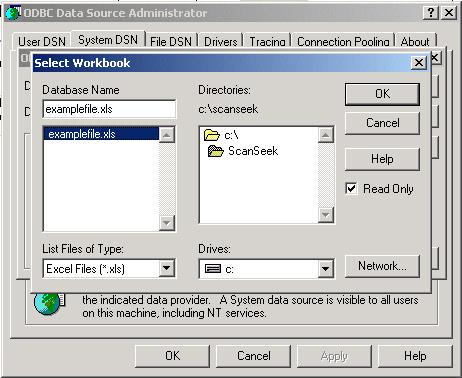 Click the Select Workbook button. 4. After clicking on the Select Workbook button, the Select Workbook dialog box will appear.