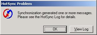 Synchronizing Data Through HotSync Whether you are downloading a Data Exchange to your handheld for the first time, or uploading hundreds of new records, all data transfer between the handheld and
