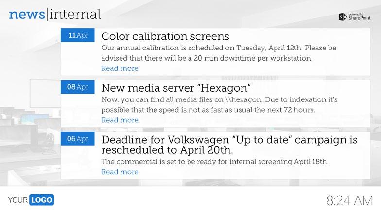 hyperlink 2 Display content from your SharePoint sites including text, media, publish date, author