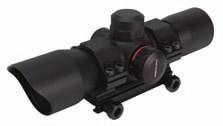 with 5 illumination levels for each color 5 brightness settings Red or green reticle Reversible rail Premium ommando and