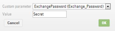 7.1 Adding Custom Parameters Custom parameters can be defined as either type "password", in which case, the information presented to the Telenor MDM server remains hidden, and encrypted, or as type