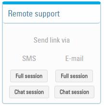 15.3.6 MDM Server action Remote support The MDM server utilises the BOMGAR remote support service, and when enabled (see Connection Remote support ) will allow the MDM administrator to commence an