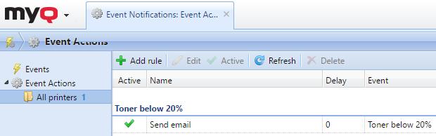1. On the events list on the Events tab, double-click the event. The event properties panel opens on the rights side of screen. 2.
