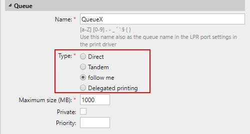 The Actions drop-down box appears. 2. In the Actions drop-down box, click Offline (or Online). The queue switches to the offline or (online mode). 9.6. Types of queues FIGURE 9.10.