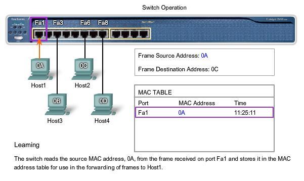 2. LAN Switching Switch Operation -3 3.