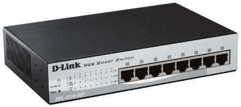 QoS and Bandwidth Control The DES-1210 Series supports Auto Surveillance VLAN (ASV) and Auto Voice VLAN, which are ideal for VoIP and video surveillance deployments.