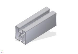 I. Mounting runners and components: 110111-R Mounting runner 40*40 mm M8 slot nut / M10 bolt length: 6.