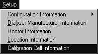 Using the Administrator Module Set Up Calibration Cell Information To create new and edit existing calibration cell records, follow these steps: 1.