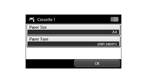 Selecting Paper Source Settings Go to the printer, and then select the paper source settings.