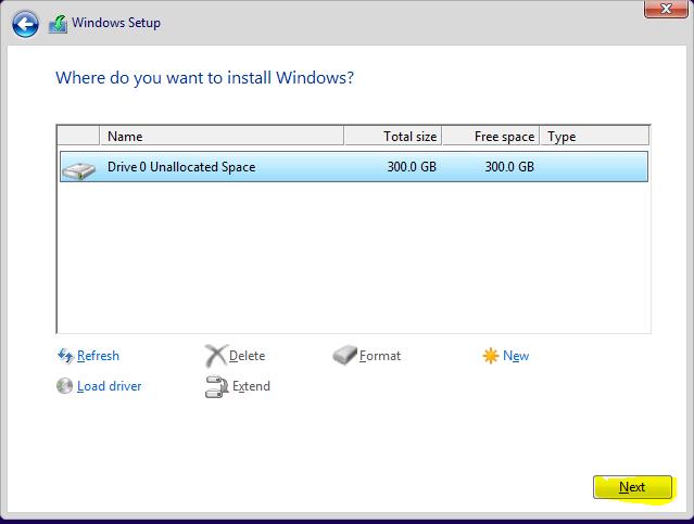 Windows-Database-Server-Installation-1.docx Dr. Tom Hicks 3 P a g e 5] Select the disk.