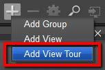 7.1.4 Add A View Tour 1. Click on Add View Tour. 2. In View Tour Settings, on the left, there are the hierarchy of available views.