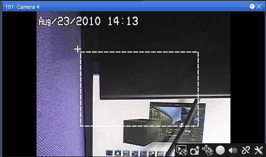 2. In the corner, you may find a sub-window showing the full content of the current camera. Use mouse wheel 1.