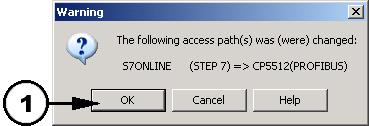3.3 Changing the access route Fig. 4.3.3: 1.
