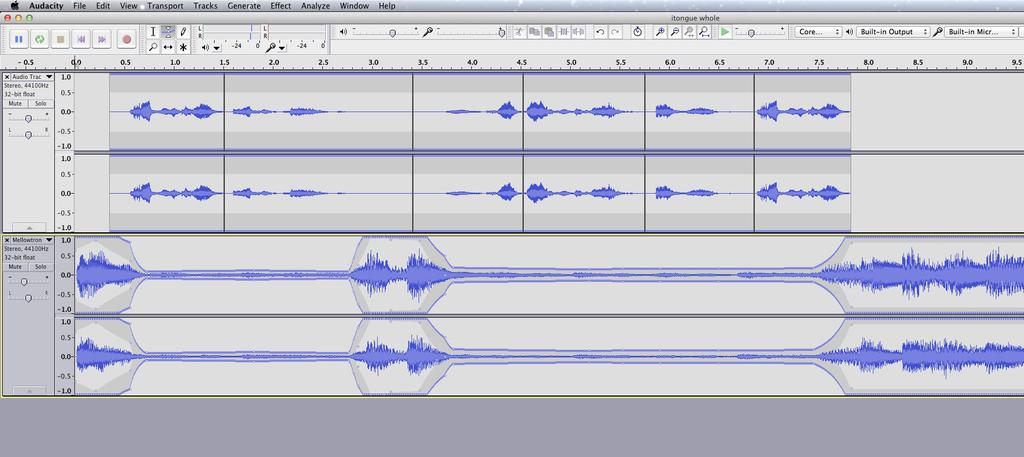 Here s a good video that shows you how to adjust volume in Audacity. http://www.youtube.com/watch?