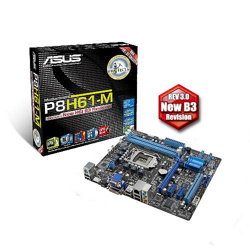 P8H61-M REV 3.0 - New H61 B3 Revision Compact and powrful ASUS H61 with igpu graphics boost GPU Boost - Instant igpu Level Up! EPU - Energy Efficiency All Around TurboV - Easy, Real-Time O.C. Tunings Protect 3.