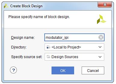CHAPTER 10. DESIGNING WITH IPS - In the Flow Navigator, expand IP Integrator and select Create Block Design command. Figure 10.