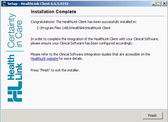 Click next to set the EDI account to log on automatically in the HealthLink Client.