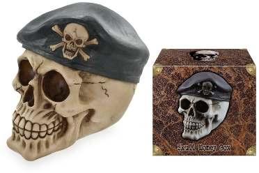 5cm TY9281 PACK 18 SKULL WITH FLAT CAP
