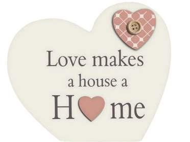 D1cm TY866 PACK 24 CASE 48 23x11cm WOODEN HOME SIGN