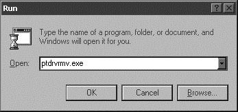 8. Click the Start button from the Windows 95 desktop. 9. Click Run... from the Start menu.