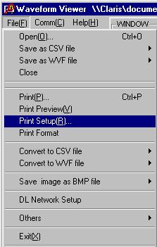 Printing the Display Waveform using an External Printer Chapter 5 Printing the Display