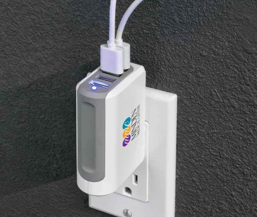 34 adapter - wall AD714 UL Listed 4.8A wall charging adapter with four USB ports. Enjoy the convenience of charging up to 4 devices at once.
