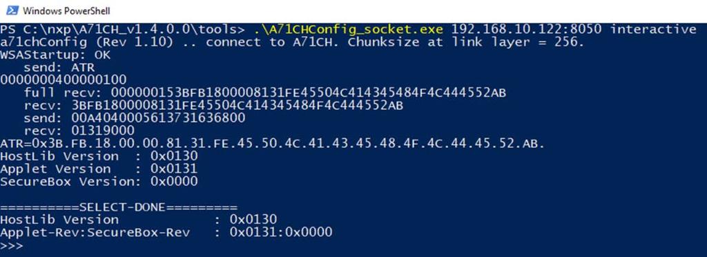 1. Open the Visual Studio solution _openssl_a71ch_socket_x86.sln. Note that in this case we will be using the _socket_ solution since the APDUs will be sent over TCP/IP to the i.mx6ultralite. 2.