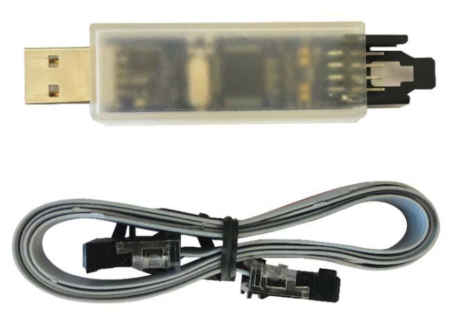 Note: For ordering information: please contact your local sales representative. Fig 44. USB to I 2 C dongle and I 2 C bus cable.